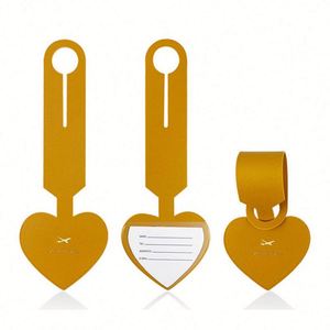 Multi-Colors PU Luggage <b>Tag</b> for Travel Business Trip Faux Leather Suspension <b>Suitcase</b> <b>Tags</b> for Bags Can Custom Logo - Product Image 1