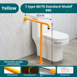 Main courante en nylon OEM/ODM pour personnes âgées handicapées hôpital <span class=keywords><strong>douche</strong></span> poignée de <span class=keywords><strong>maintien</strong></span> antibactérien toilettes publiques <span class=keywords><strong>barre</strong></span> d'appui pour salle de bain - Product Image 4