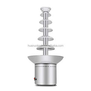 Mesin Air Mancur Cokelat Komersial 8 Tingkat Huanor - Hotel, Prasmanan, Pesta Pernikahan, Menara Air Terjun Perak, Mudah Dioperasikan - Product Image 4