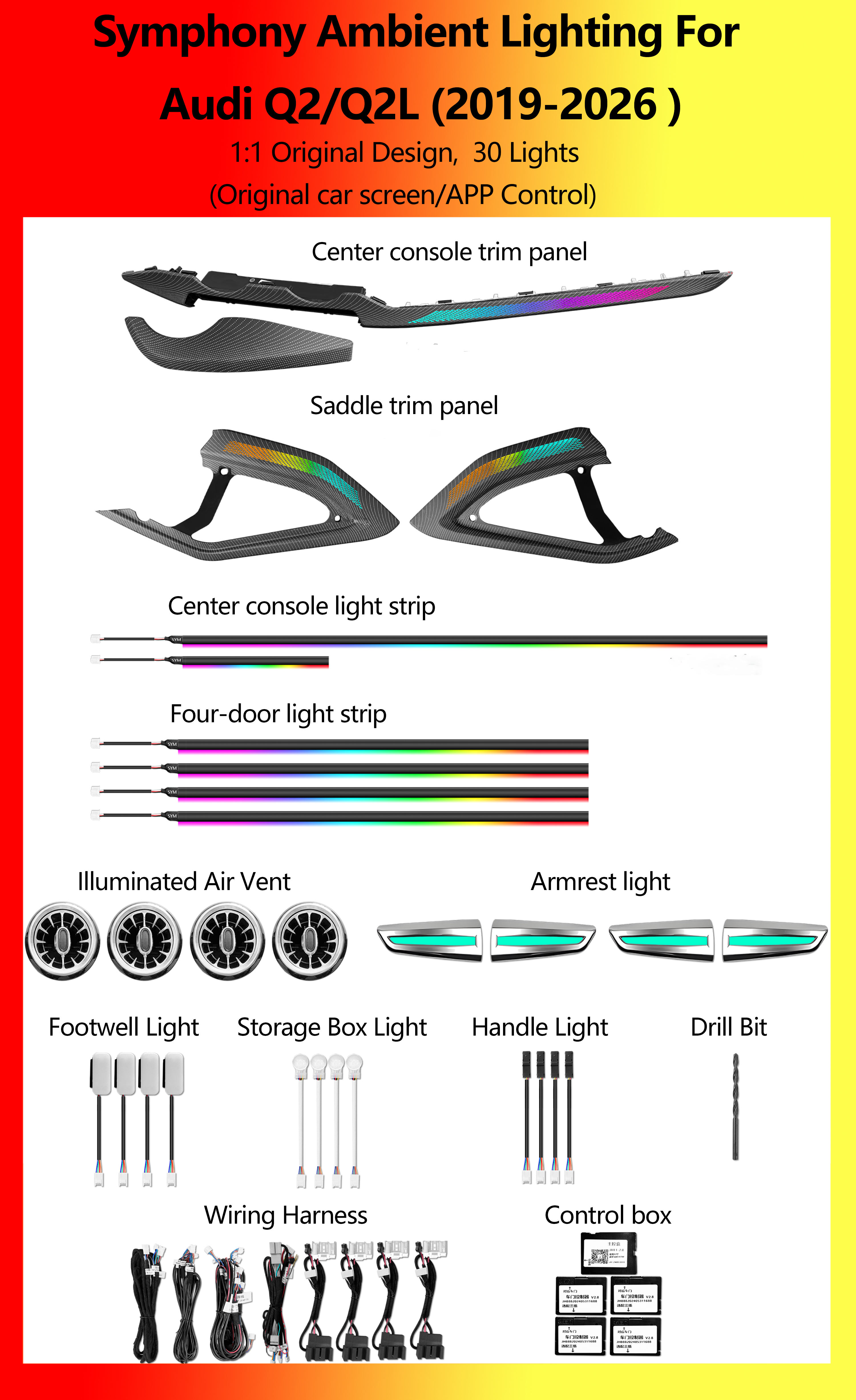 Audi Q2/Q2L Symphonie 30 Lumières