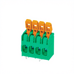 SeekEC KF206-7.5 Green 630V Screw-Free Spring <b>Terminal</b> Block 7.5mm Wire-to-Board Connector for Smart Home PCB Applications - Product Image 1