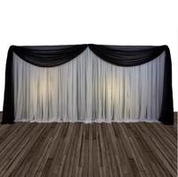 Pipe et drapé Kit toile de fond scène extérieure rideau support mural décoration pour mariages et événements tuyaux et drapé kits