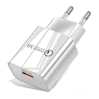 Chargeur PD QC3.0 Charge rapide USB un câble de Type C pour ordinateur portable/téléphone Charge rapide avec compatibilité pour US/EU/AU/UK