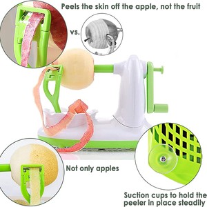 Machine à éplucher les fruits et pommes de terre, multifonction, éplucheur de fruits et de pommes de terre, cuisine à manivelle, trancheur de pommes, coupe-cœur, éplucheur automatique de pommes de terre - Product Image 2