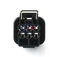 Connecteur de fil automobile étanche à 6 broches femelles en cuivre PB625-06027