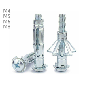Vis d'ancrage pour plafond, briques creuses, plaques de plâtre M4 M5 M6 M8 Longueur 20 à 80 mm Acier galvanisé zingué - Product Image 1