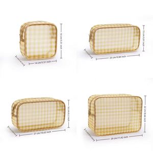 Bolsas de Maquillaje de Malla Reutilizables Ecológicas Personalizadas DIY para Mujer, Bolsas Grandes con Cremallera Duraderas en 4 Tamaños, Almacenamiento Portátil - Product Image 6