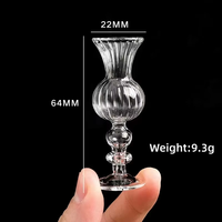 Figurines de fleurs en verre miniatures faites à la main - Plus de 49 styles d'art floral décoratif du mois de naissance pour la maison, le bureau