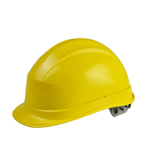 102008 Anti-Smash ABS matériau isolation casque de sécurité respirant bouton réglage casque dur pour l'ingénierie de chantier