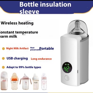 Calentador de Leche Eléctrico Recargable por USB con Carga Inalámbrica, Temperatura Constante, Calentador de Biberones Nocturno, Modelo Universal - Product Image 6