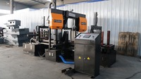 Machine à scier à ruban métallique entièrement automatique 600*600mm, directement de l'usine, pour couper les tuyaux en acier, les métaux solides et les poutres en H