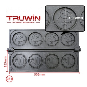 Máquina de Waffles Eléctrica Comercial Cuadrada Antiadherente para Hacer Chips, Piruletas Triangulares, <span class=keywords><strong>Pizza</strong></span>, Mickey Mouse, Nueces, Hot Dogs, Hello Kitty - Product Image 3