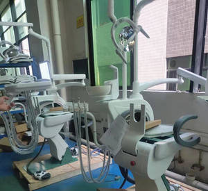 Kursi Unit Gigi Integral Murah Komplit Nyaman Disetujui dengan Lampu Led atau Lampu Halogen Tanpa Bising untuk Mesin - Product Image 3