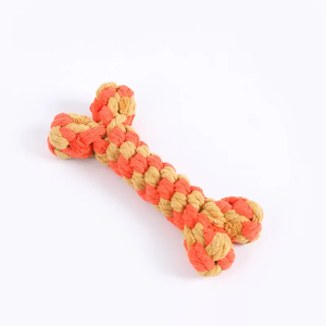 Juguetes para perros, cuerda de algodón de hueso, suministros trenzados para mascotas, juguetes para perros molares resistentes a mordeduras - Product Image 3