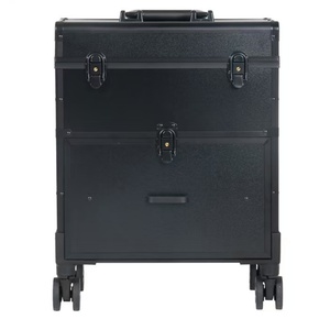 Multi Layer Large Capacity ABS Aluminum Alloy Pull Rod <b>Makeup</b> <b>Case</b> Universal Wheel Professional Follow-up <b>Makeup</b> <b>Case</b> - Product Image 1