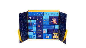 Boîte de calendrier de l'avent de Noël personnalisée avec ruban, boîte cadeau de luxe pour compte à rebours de 24 jours pour les fêtes - Product Image 4