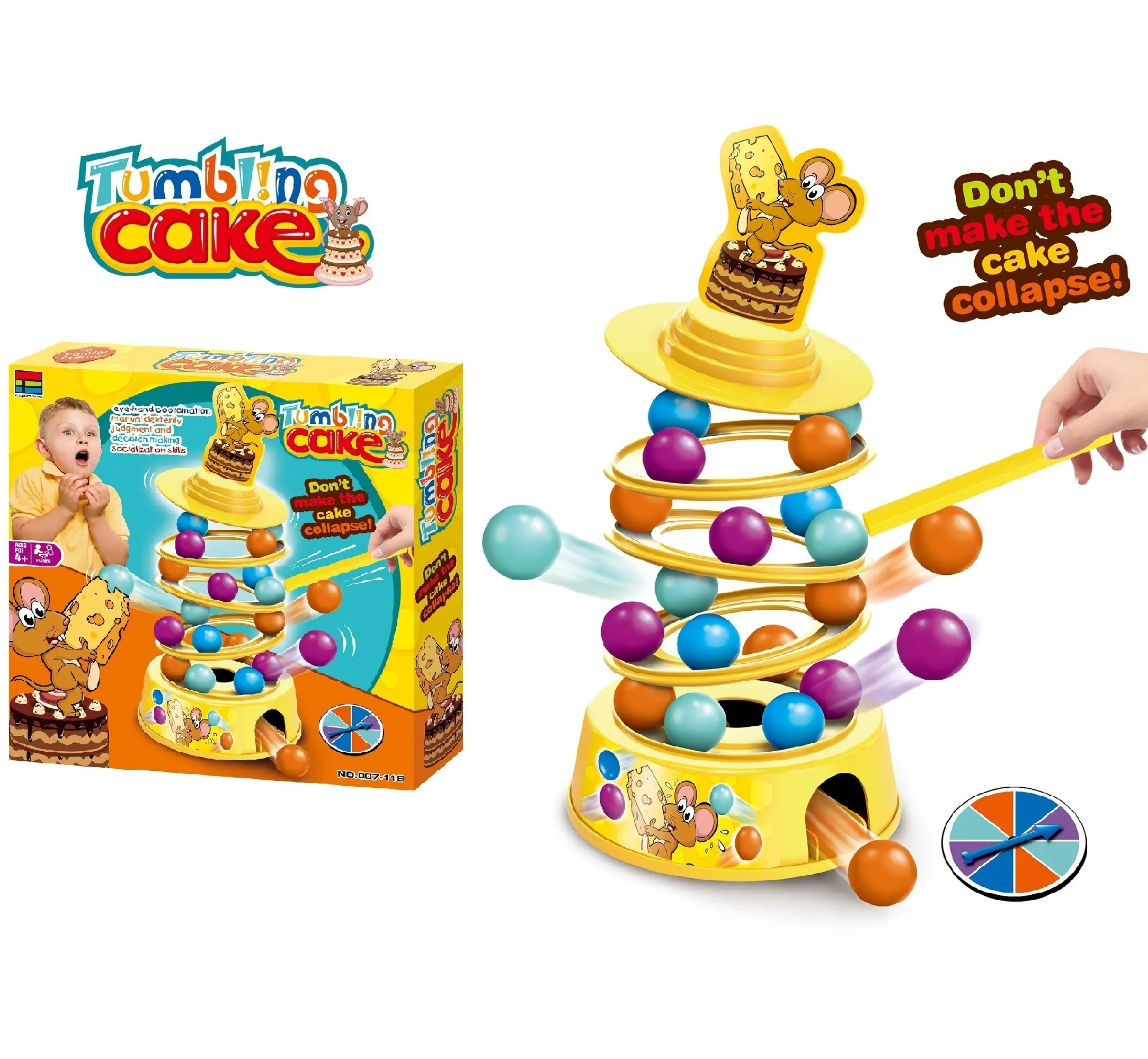 Classic Playing Intellectual Mouse Balance Game Kids Educational Board Games Tumbling Toy