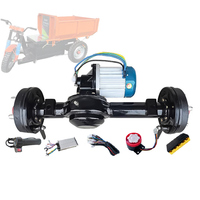 Kit Konversi Motor DC Brushless 80cm 1500W untuk As Roda Belakang, Rem Tromol, dan Penggerak Roda Tiga Listrik