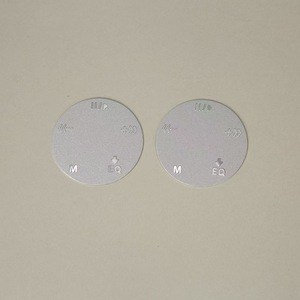 Anodized CD grain aluminum buttons high bright metal switch <b>knobs</b> for bluetooth earphones speaker temperature control - Product Image 3