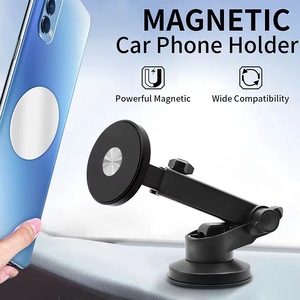 Magnetic Phone <b>Holder</b> Suction <b>Cup</b> Dashboard Mount Wireless Fast Charging <b>Car</b> Navigation <b>Holder</b> - Product Image 5