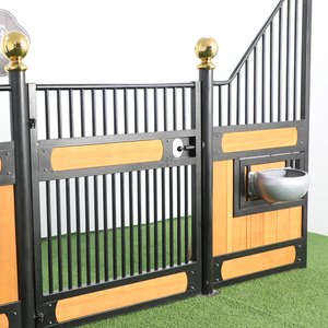 Équipement d'écurie portable Offre Spéciale utilisé <span class=keywords><strong>avec</strong></span> porte frontale, tapis d'écurie extérieur, clôture pour fermes - Product Image 4