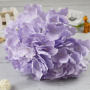 Suministros DE BODA Decoración <span class=keywords><strong>Flor</strong></span> Artificial 5 Cabezas Hortensia para la decoración del banquete de boda 5 Ramas Ramo de Hortensia - Product Image 6