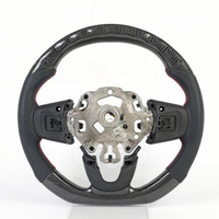 Volant de direction en fibre de carbone véritable à LED avec affichage de la vitesse et du régime moteur pour BMW Mini Cooper F54 F55 F57 F56 2022-2024