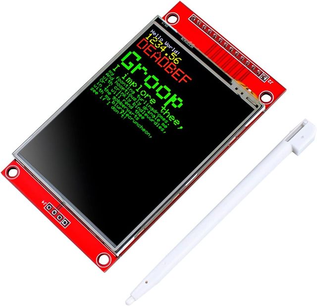 Aismartlink 2.8 Inches TFT LCD Touch Screen Shield Display Module 320x240 SPI Serial ILI9341 with Touch Pen