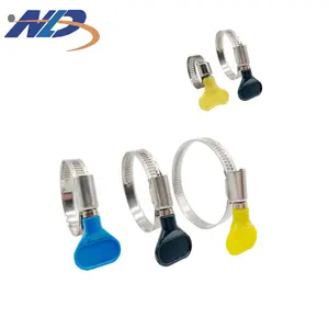 NLD直供厂家可调式镀锌钢管道配件不锈钢泉水软管夹