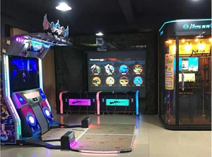 Coin operated dance arcade Interactive battle dancing game Foot <b>step</b> rhythm dance <b>machine</b> Shopping mall arcade <b>machine</b> - Product Image 4