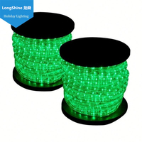 Cuerda de luz impermeable para exterior, material de PVC IP65, Luces de decoración de Festival, transparente, gran oferta
