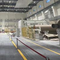 Ligne de production de papier ondulé et de carton kraft de 2100 mm, 20-25 T/D, pour le recyclage du papier usagé