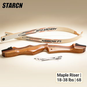 Arc à poulies STARCN en <span class=keywords><strong>bois</strong></span>, 68 pouces, poignée en érable, conception démontable, arcs de tir à l'arc <span class=keywords><strong>pour</strong></span> la compétition et l'entraînement, <span class=keywords><strong>vente</strong></span> en gros - Product Image 1