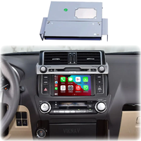 Boîtier décodeur multimédia portable Viknav pour tableau de bord, compatible CarPlay intégré, pour mise à niveau du système Linux OEM de Toyota Prado 2014-2017
