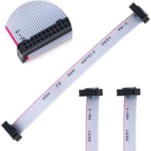 Câble plat Tcenofoxy 10P femelle à femelle, connecteur IDC 50cm FFC FPC pour câblage électronique, 3 pièces - Product Image 1