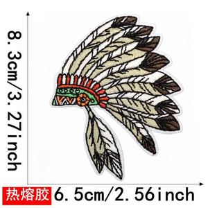 Nouveau Patch Brodé Thermocollant Thème Western Cowboy (Botte, Pistolet, Vin, Chapeau, Dollar, Crâne) pour la Décoration de Vêtements, Chapeaux et Sacs - Product Image 6