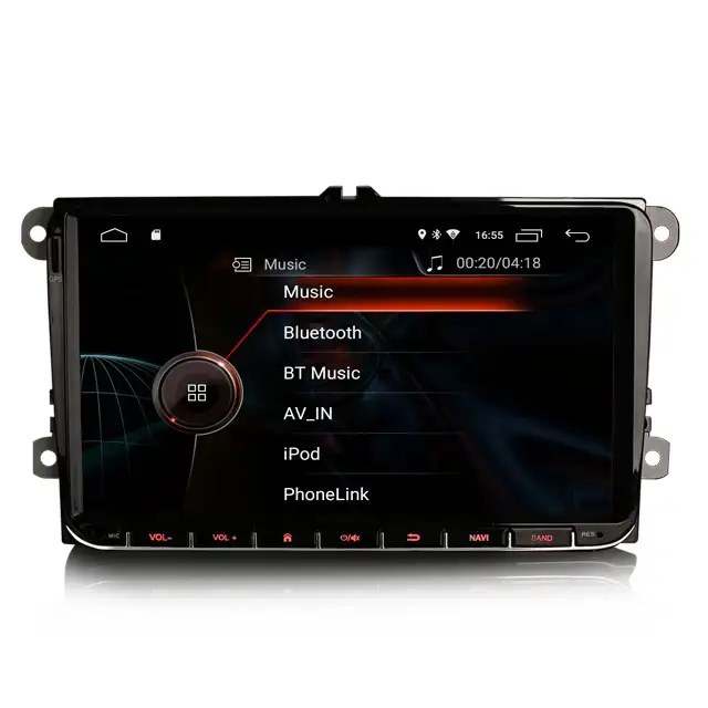 कम कीमत Erisin ES4291V 9 इंच एंड्रॉयड 10.0 कार स्टीरियो थपका डीएसपी एप्पल CarPlay जीपीएस वाईफ़ाई 4G TPMS डीवीआर VW सीट स्कोडा के लिए