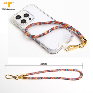 Nuevo soporte de cadena de teléfono con diamantes de imitación, cordones, cristales, correa de muñeca para teléfono, cadena para teléfono, cadena para teléfono móvil, correa para teléfono móvil - Product Image 5