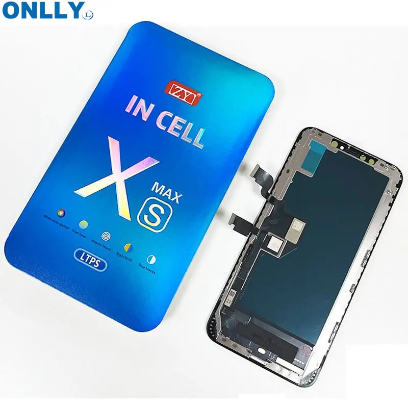 Incell ZY JK LCD pengganti layar sentuh, untuk iPhone X XS Max XR 11 12 13 14 Pro max 12mini 14 Plus