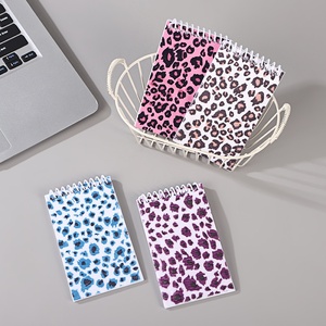 Bloc de notas portátil con estampado de leopardo para estudiantes de escuela <span class=keywords><strong>primaria</strong></span>, papelería - Product Image 1
