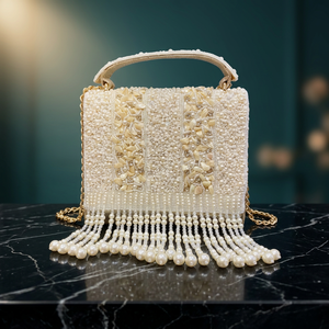 Pochette élégante en cuir véritable, fabriquée à la main en Inde, pour femmes, avec bandoulière amovible, fermeture éclair étanche, grande capacité - Product Image 2