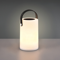 Moderne Unique Solaire LED Lampe de Table Lumière Nouveau Style Intérieur Extérieur IP44 Portable Sans Fil Cylindre USB Blanc pour Jardin Cour