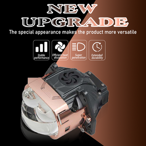 Venta caliente <span class=keywords><strong>3</strong></span> pulgadas cuadrado dual láser coche lente proyector 150W original coche modificado bi led proyector - Product Image 3
