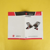 Boîte d'impression sport personnalisé impression manuel d'instructions dépliants brochure installation pliage papier instructions