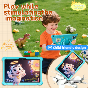 10.1-inch trẻ em máy tính bảng thẻ Sim Android 13 Octa Core 4000mAh pin IPS 1280x800 đen Thứ Sáu quà tặng 4GB MTK Bộ vi xử lý mới Wi-Fi - Product Image 3