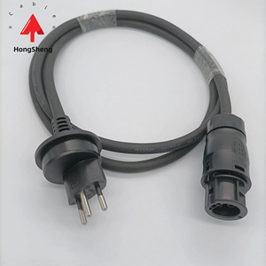 H07RN-F 3x1.0mm2 LNPE 3 broches 5m avec prise CH Swiss Type T13 câble en caoutchouc étanche IP55 pour Hyper 2000 de Zendur - Product Image 1
