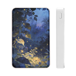 Wholesale Products 10000mAh <b>Wireless</b> Power Bank With Digital Display and Cables 20W Fast Charging Glitter <b>Powerbank</b> for Gifts - Product Image 4