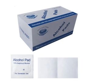 Toallitas Desinfectantes con <span class=keywords><strong>Alcohol</strong></span> - Envueltas Individualmente, 70% <span class=keywords><strong>Alcohol</strong></span> Isopropílico, Material de Lana/Viscosa, Certificación CE para Desinfección y Limpieza - Product Image 1