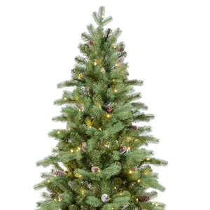 Prelit New Design Slim <strong>Tree</strong> Party Home LED PVC PE Decoration Luxury Christmas <strong>Tree</strong> With <strong>Lights</strong> - Product Image 3