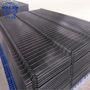 Clôture en treillis métallique soudé incurvé 3D professionnelle, clôture de jardin en métal 3D - Product Image 1